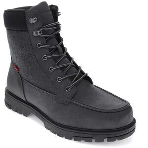 Levi's Men's Arizona Moc Neo Lace-up Boots - Charcoal Black